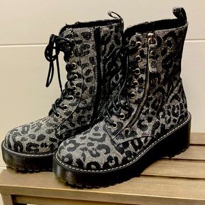 Mix No6 Sparkly Cheetah Camo Boots